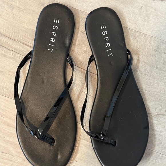 Esprit Sleek Black Women's Sandals - Picture 1 of 3